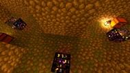 Multiple hostile mob spawner all in close proximity to one another in Minecraft (Image via Minecraft & Chill/YouTube)